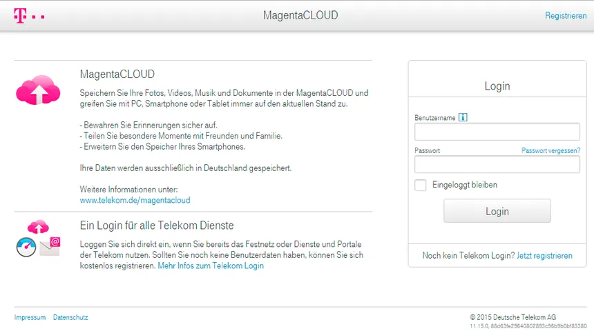 MagentaCLOUD en Air Explorer