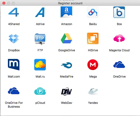Air Explorer for Mac, for backups and synchronizations