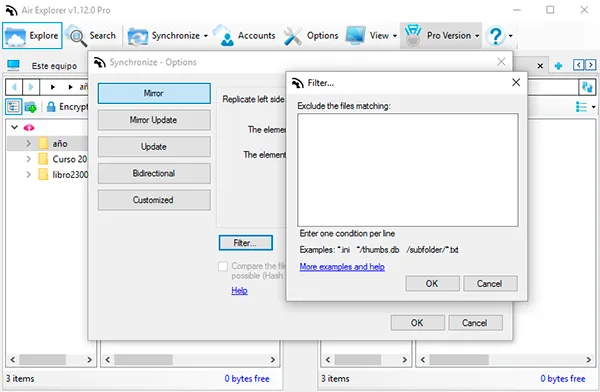 Air Explorer version 1.12.1, new version