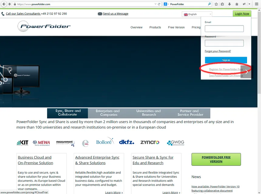 How to register in Power Folder and enjoy it in Air Explorer.
