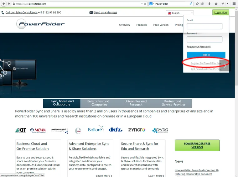How to register in Power Folder and enjoy it in Air Explorer.