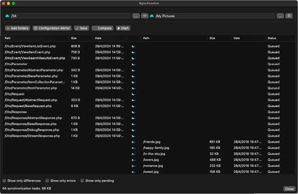 Cómo crear una sincronización en Air Explorer