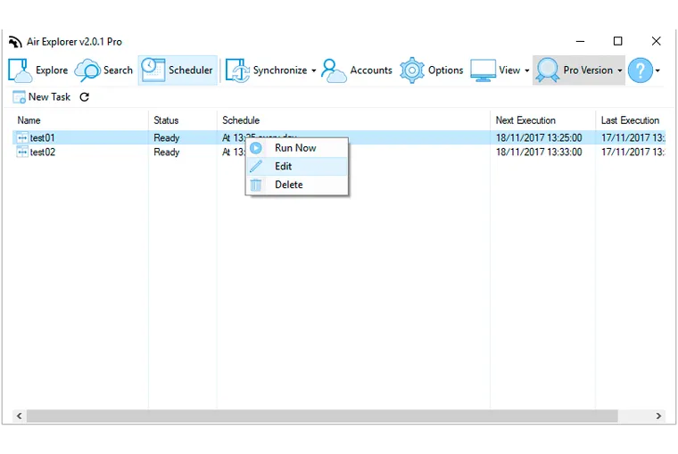 Scheduler function in Air Explorer (Part 2)