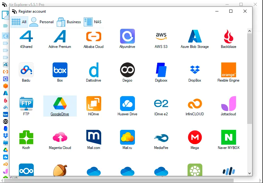 Supported clouds