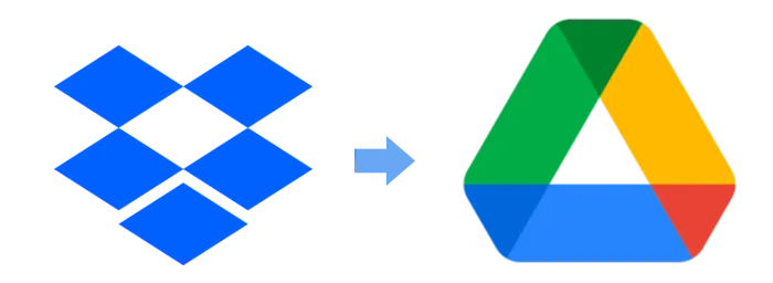 Transfer Dropbox files to Google Drive
