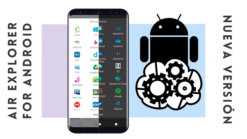Nueva version de Air Explorer for Android con WebDav