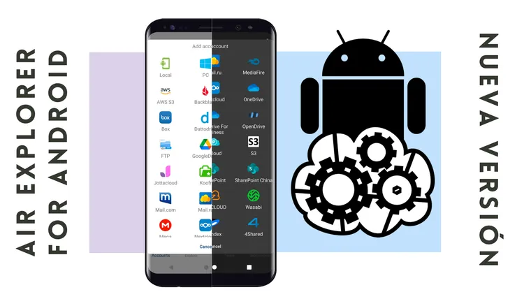 Nueva version de Air Explorer for Android con WebDav