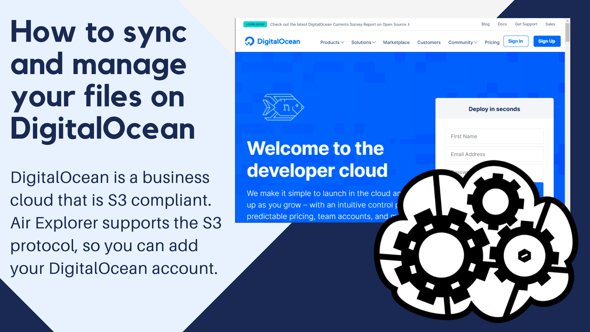 How to sync and manage your files on DigitalOcean