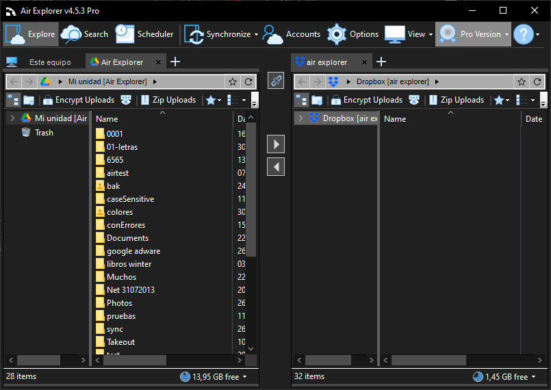 Copy your Dropbox files to Google Drive