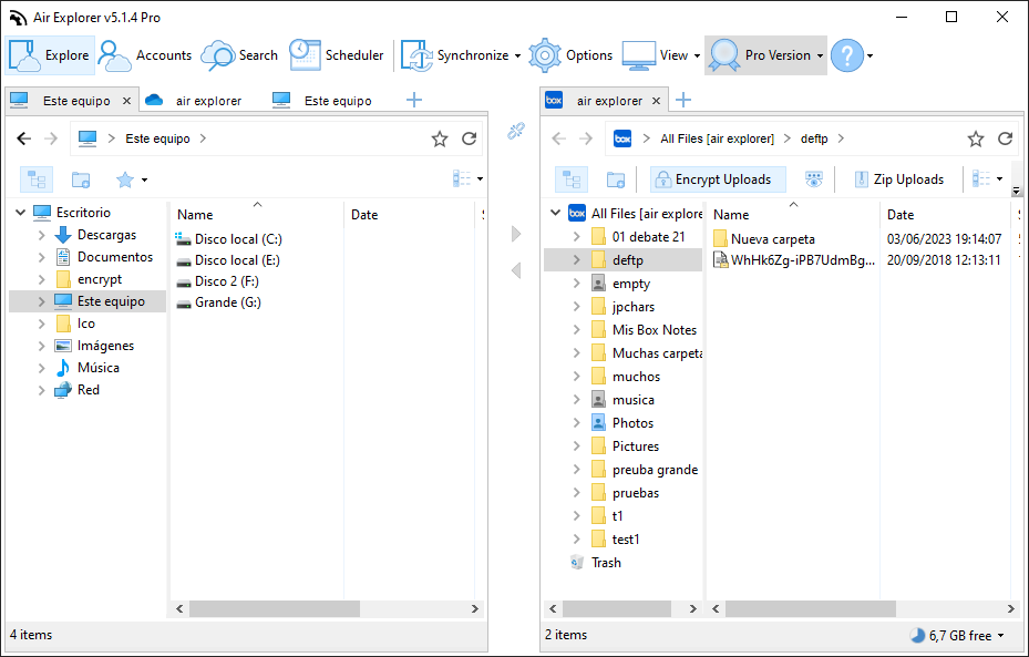 How to encrypt your files in the cloud with Air Explorer