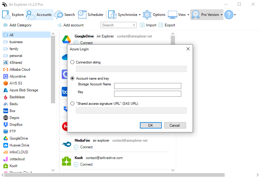 Azure Blob Storage file management tool
