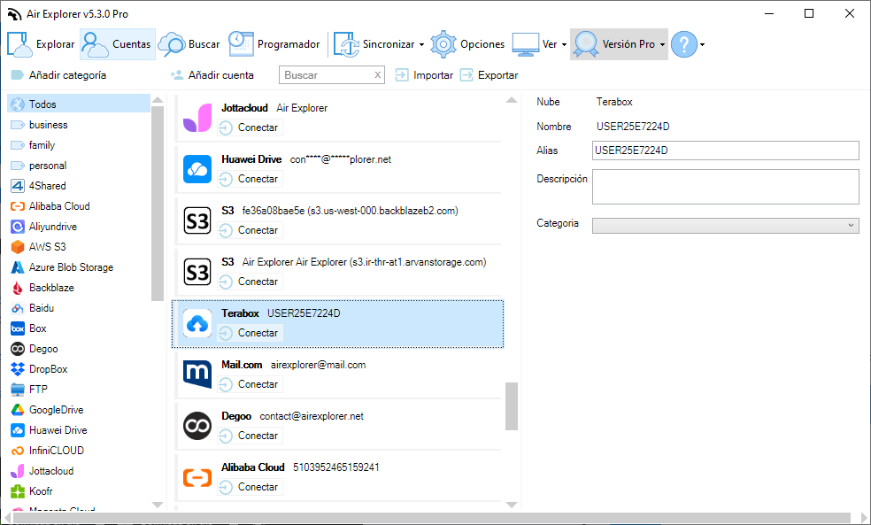 Synchronization tool for Terabox