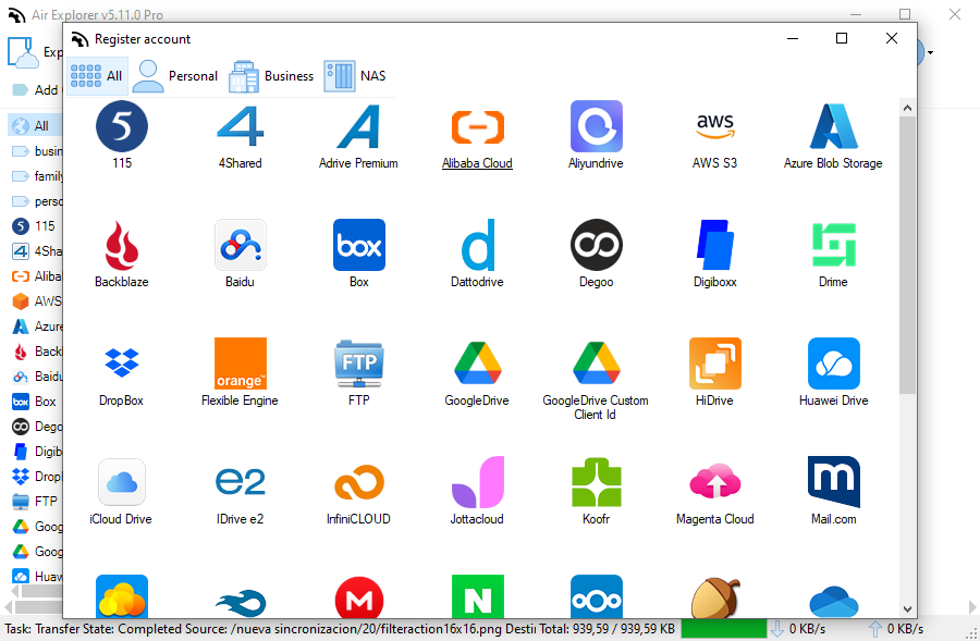Add iCloud to Air Explorer