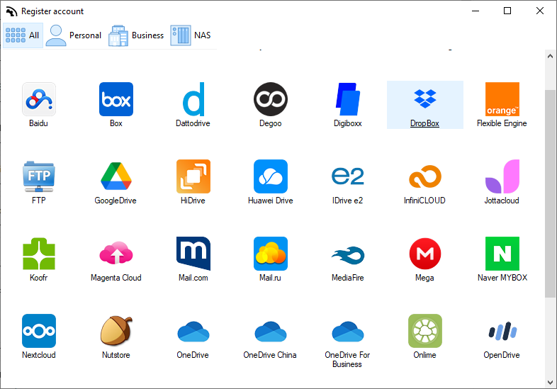 Añade Dropbox y OneDrive a Air Explorer