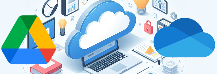 Transfiere archivos entre Google Drive y OneDrive