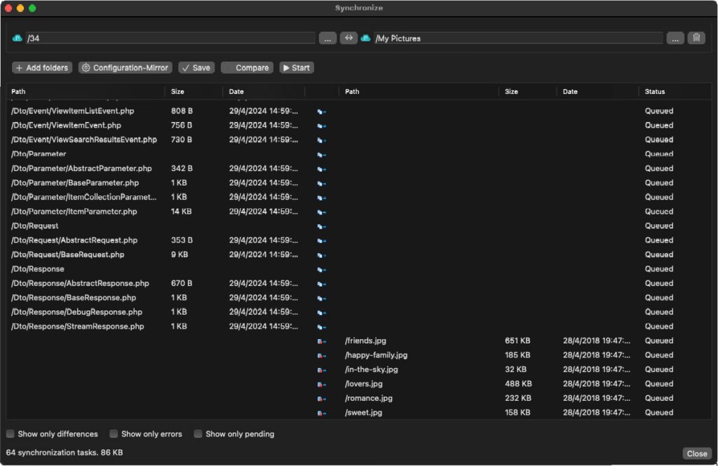 Cómo crear una sincronización en Air Explorer