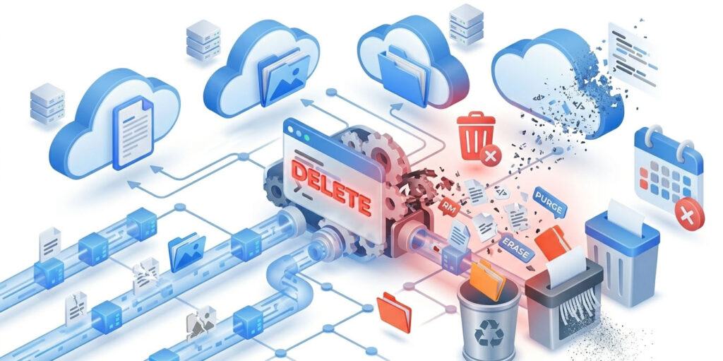 Cómo automatizar la eliminación de archivos en la nube con la línea de comandos