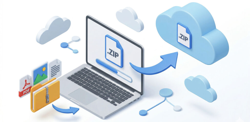 Cómo automatizar la subida comprimida (zipupload) a la nube
