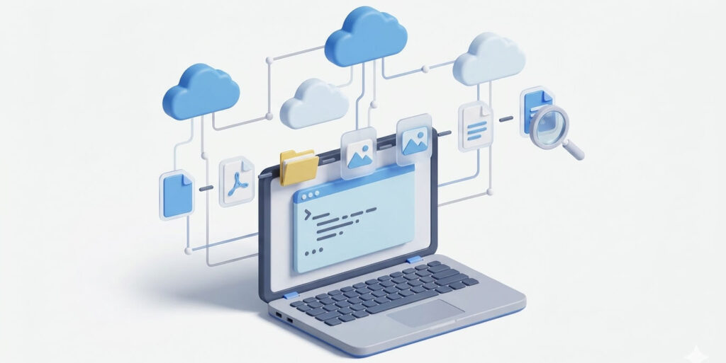Cómo listar archivos en la nube con la línea de comandos