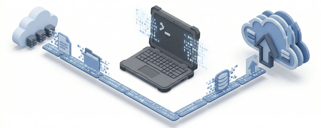 Cómo automatizar mover archivos en la nube con la línea de comandos