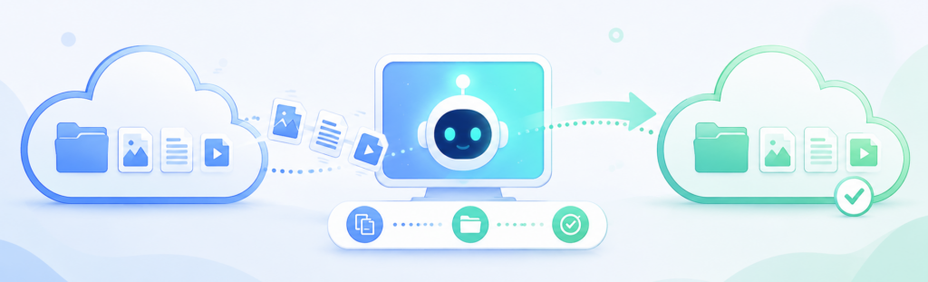 Preparar la transferencia con Air Explorer