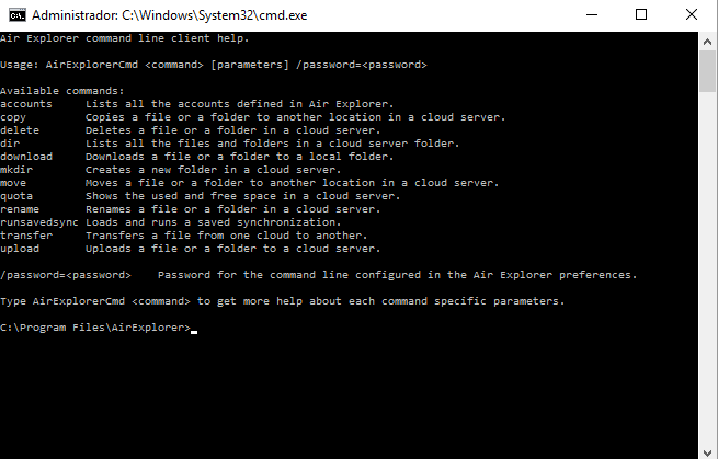command line