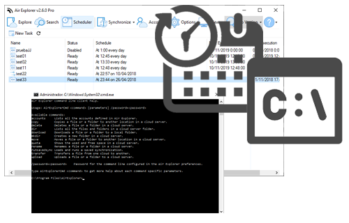 Air Explorer schedule cloud synchronizations and backups Air Explorer schedule cloud synchronizations and backups
